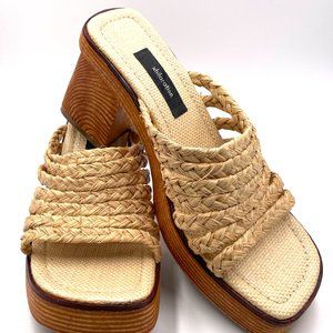 Xhilaration Woven Platform Sandals